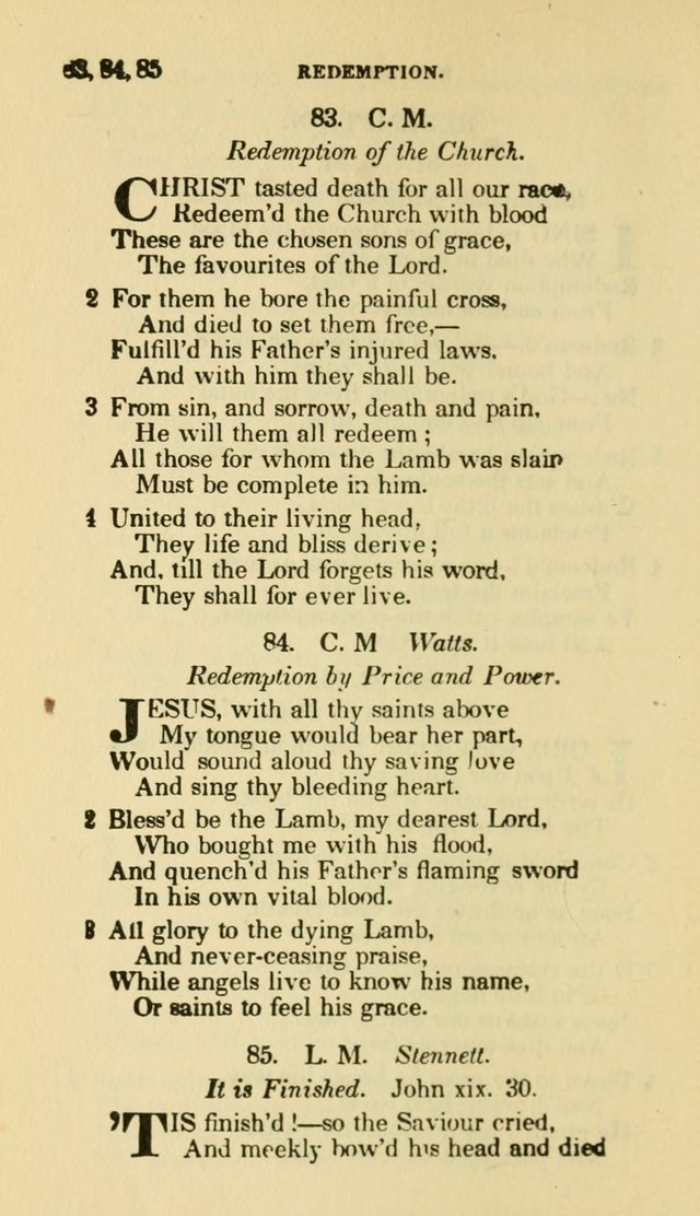 The Choice: in two parts; Part I, containing Psalms and hymns, Part II, containing spiritual songs; designed for public and private worship (6th ed.) page 73