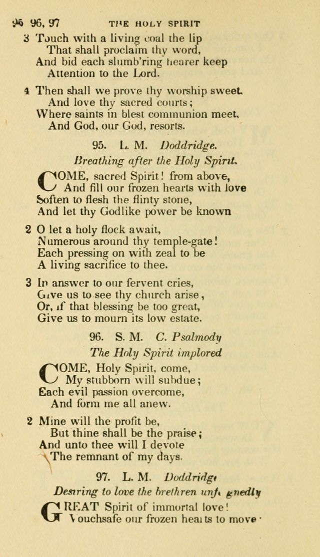 The Choice: in two parts; Part I, containing Psalms and hymns, Part II, containing spiritual songs; designed for public and private worship (6th ed.) page 79