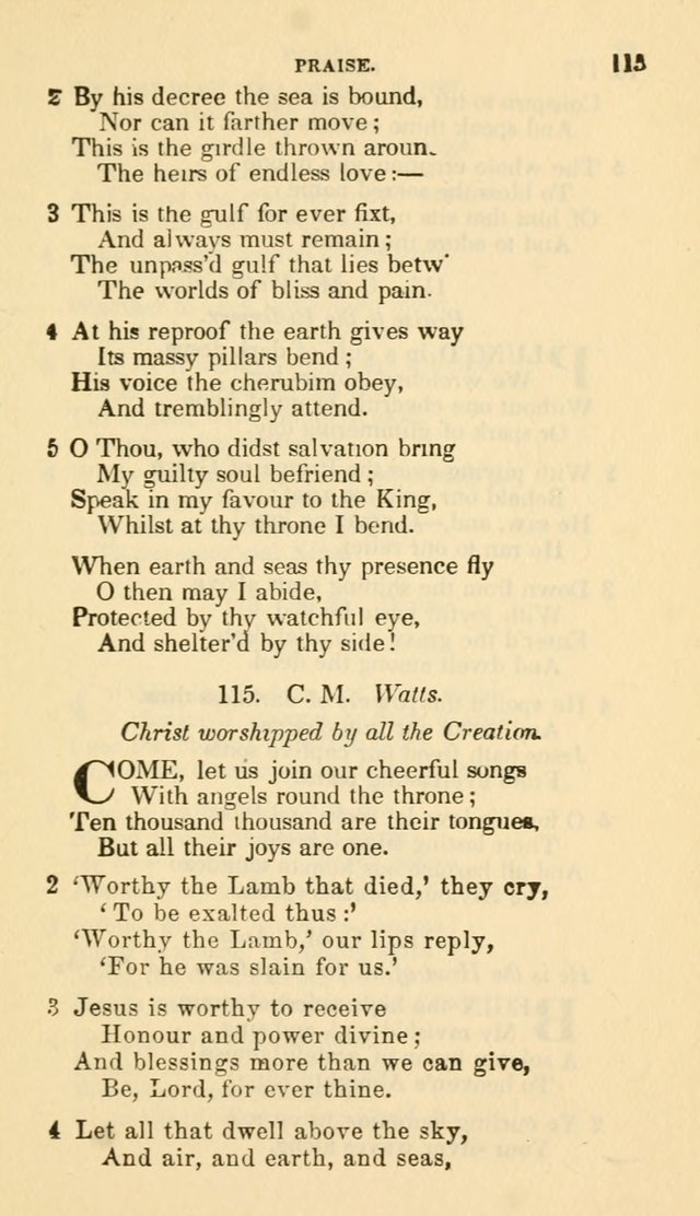 The Choice: in two parts; Part I, containing Psalms and hymns, Part II, containing spiritual songs; designed for public and private worship (6th ed.) page 88