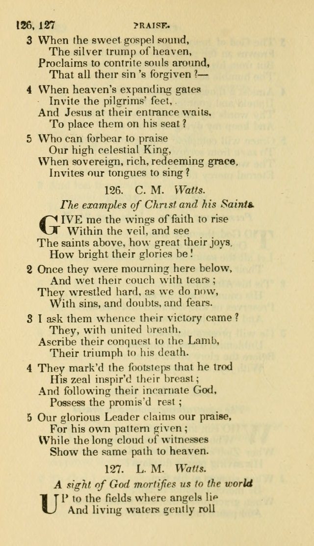The Choice: in two parts; Part I, containing Psalms and hymns, Part II, containing spiritual songs; designed for public and private worship (6th ed.) page 95