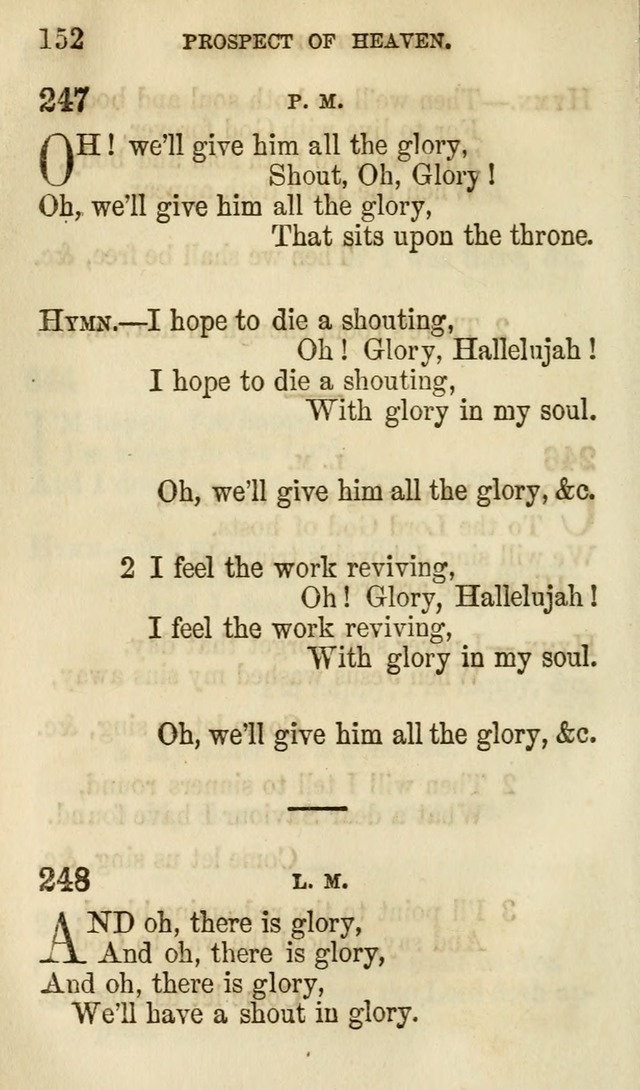 The Chorus: or, a collection of choruses and hymns, selected and original, adapted especially to the class-room, and to meetings for prayer and Christian conference (7th ed., Imp. and Enl.) page 152