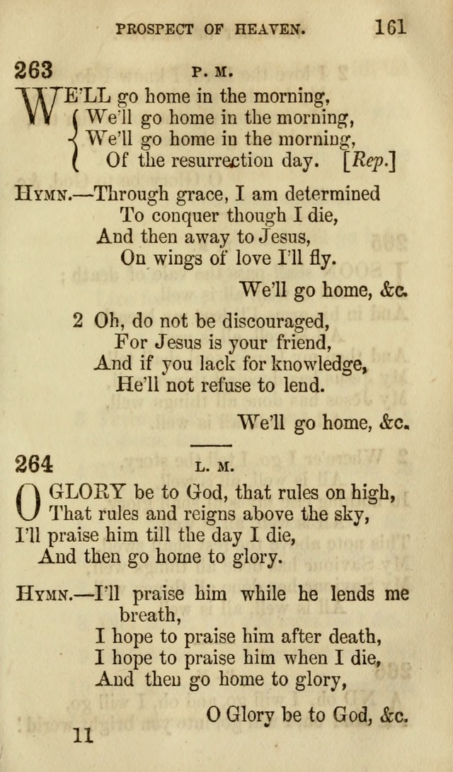 The Chorus: or, a collection of choruses and hymns, selected and original, adapted especially to the class-room, and to meetings for prayer and Christian conference (7th ed., Imp. and Enl.) page 161