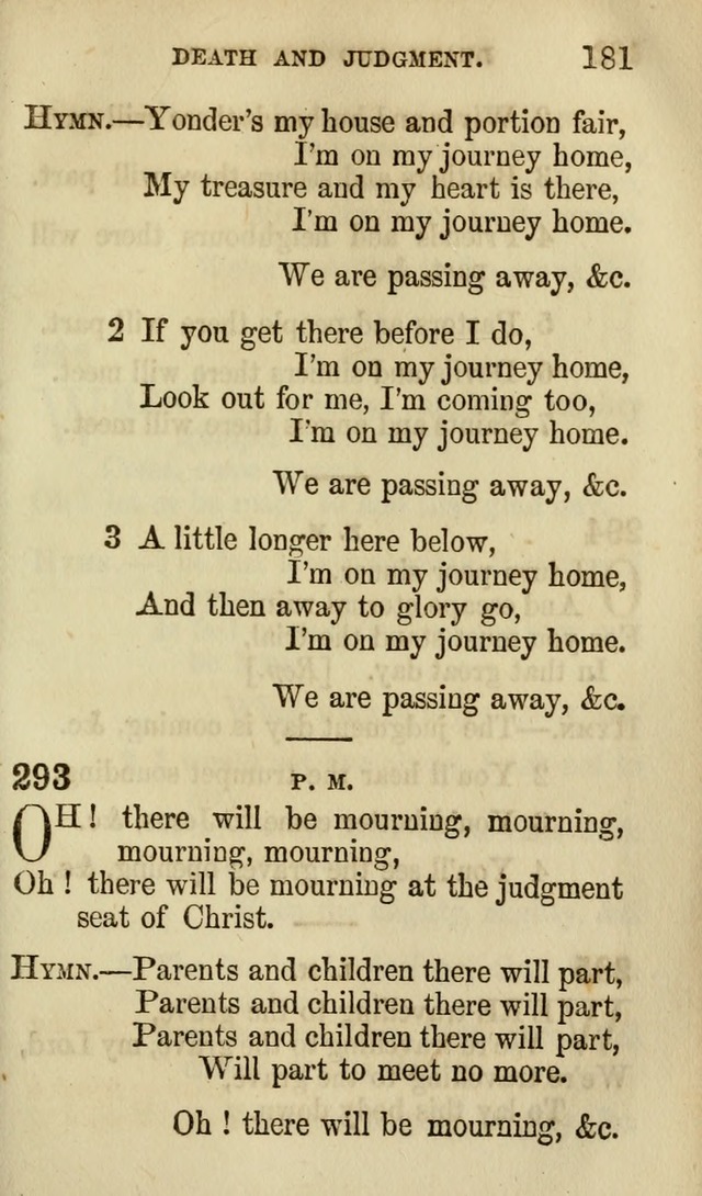 The Chorus: or, a collection of choruses and hymns, selected and original, adapted especially to the class-room, and to meetings for prayer and Christian conference (7th ed., Imp. and Enl.) page 181