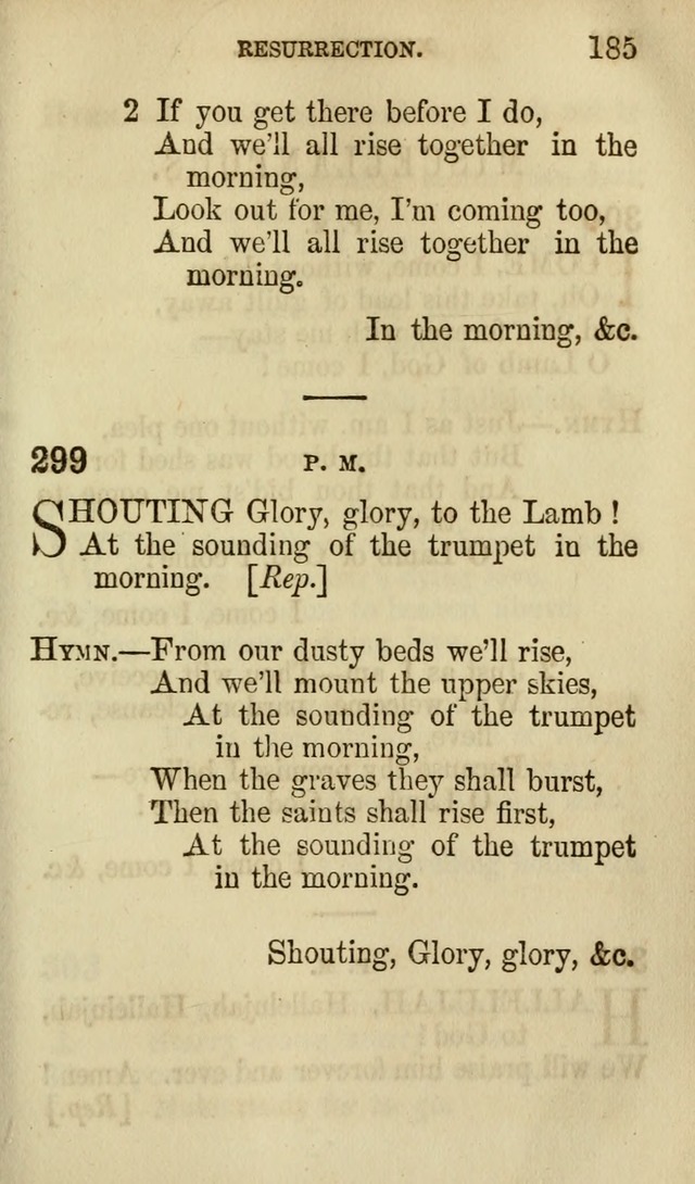 The Chorus: or, a collection of choruses and hymns, selected and original, adapted especially to the class-room, and to meetings for prayer and Christian conference (7th ed., Imp. and Enl.) page 185