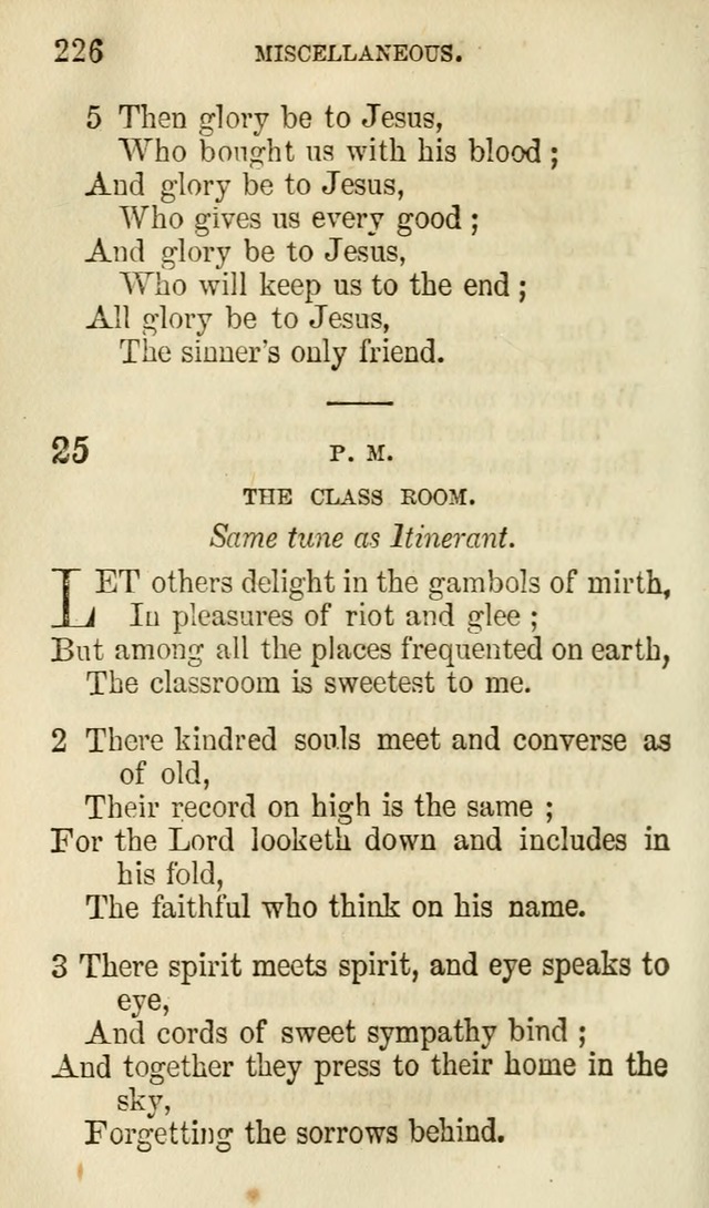 The Chorus: or, a collection of choruses and hymns, selected and original, adapted especially to the class-room, and to meetings for prayer and Christian conference (7th ed., Imp. and Enl.) page 226