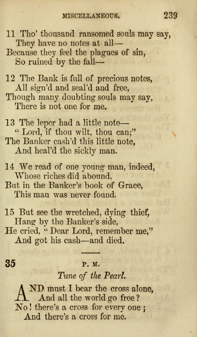 The Chorus: or, a collection of choruses and hymns, selected and original, adapted especially to the class-room, and to meetings for prayer and Christian conference (7th ed., Imp. and Enl.) page 239
