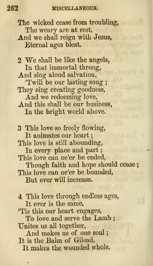 The Chorus: or, a collection of choruses and hymns, selected and original, adapted especially to the class-room, and to meetings for prayer and Christian conference (7th ed., Imp. and Enl.) page 262