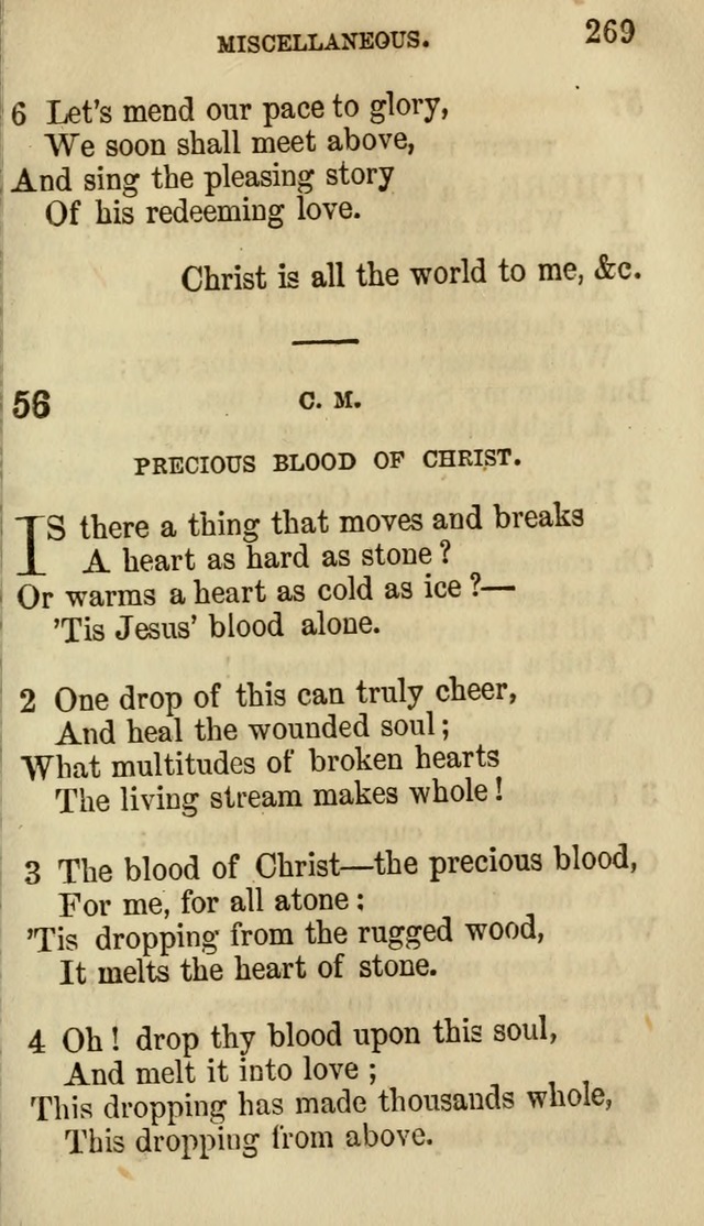 The Chorus: or, a collection of choruses and hymns, selected and original, adapted especially to the class-room, and to meetings for prayer and Christian conference (7th ed., Imp. and Enl.) page 269