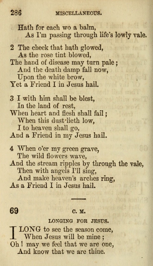 The Chorus: or, a collection of choruses and hymns, selected and original, adapted especially to the class-room, and to meetings for prayer and Christian conference (7th ed., Imp. and Enl.) page 286