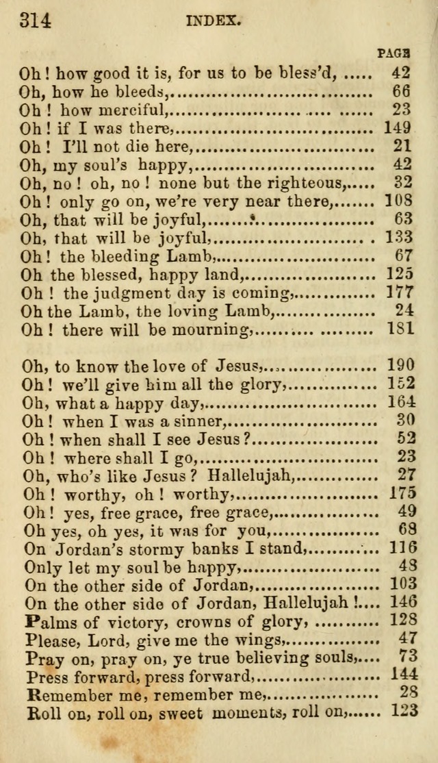 The Chorus: or, a collection of choruses and hymns, selected and original, adapted especially to the class-room, and to meetings for prayer and Christian conference (7th ed., Imp. and Enl.) page 314