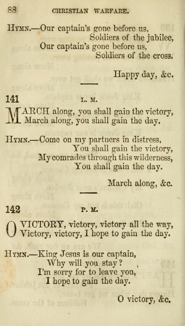 The Chorus: or, a collection of choruses and hymns, selected and original, adapted especially to the class-room, and to meetings for prayer and Christian conference (7th ed., Imp. and Enl.) page 88