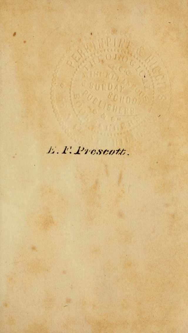 The Chorus: or, a collection of choruses and hymns, selected and original, adapted especially to the class-room, and to meetings for prayer and Christian conference (7th ed., Imp. and Enl.) page iii
