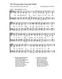 Hymns Ancient and Modern, Song: We Pray Thee, Heavenly Father - lyrics,  midi and PDF