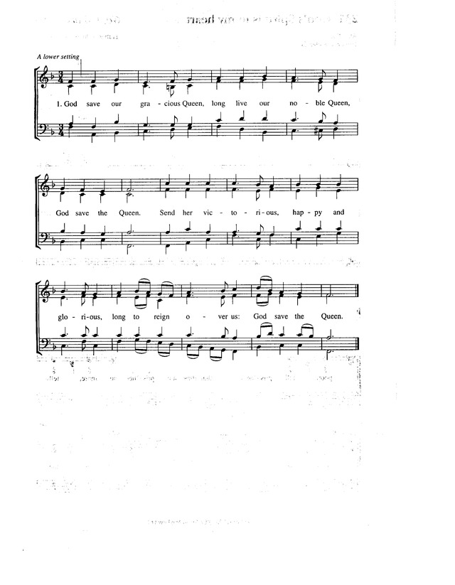 Complete Anglican Hymns Old and New 230. God save our gracious Queen