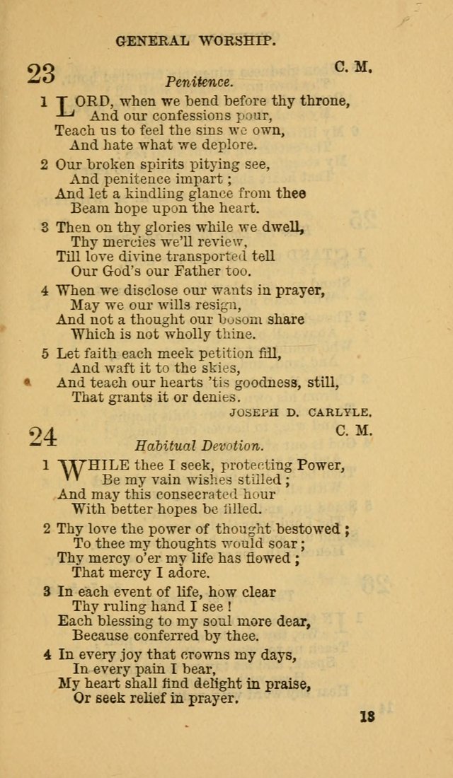 The Canadian Baptist Hymn Book page 13
