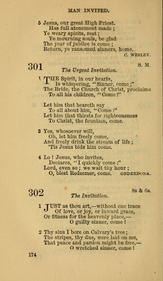 The Canadian Baptist Hymn Book page 174