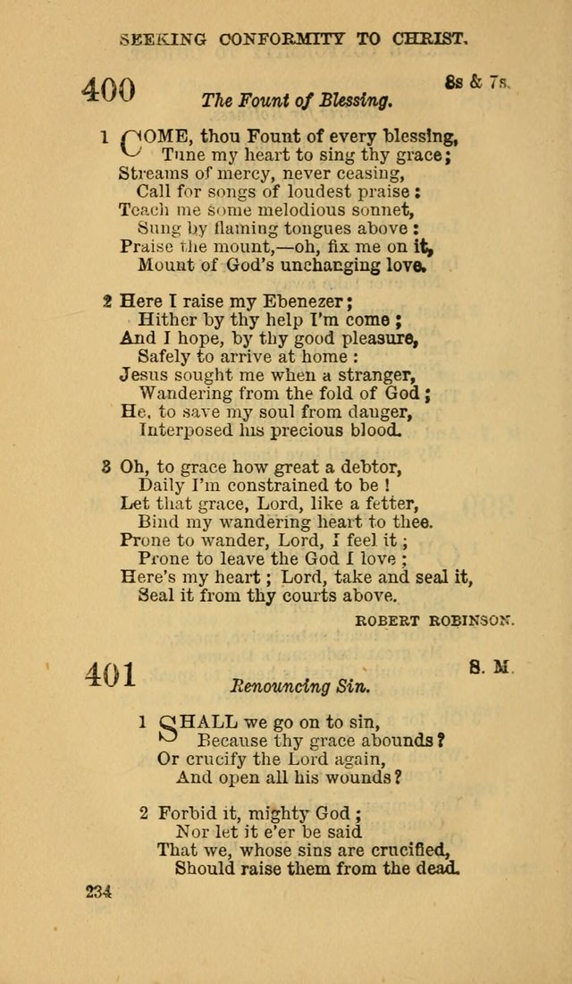 The Canadian Baptist Hymn Book page 234