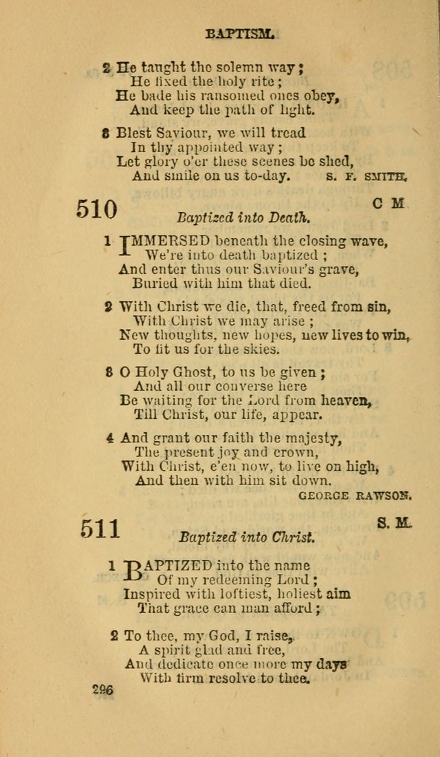 The Canadian Baptist Hymn Book page 296