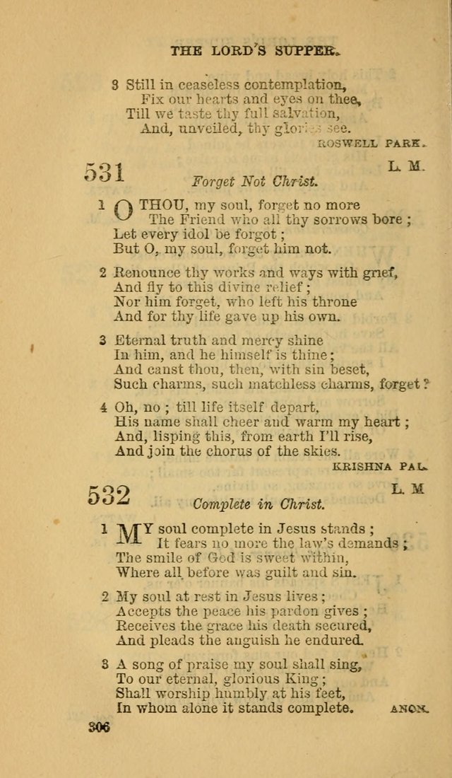 The Canadian Baptist Hymn Book page 306
