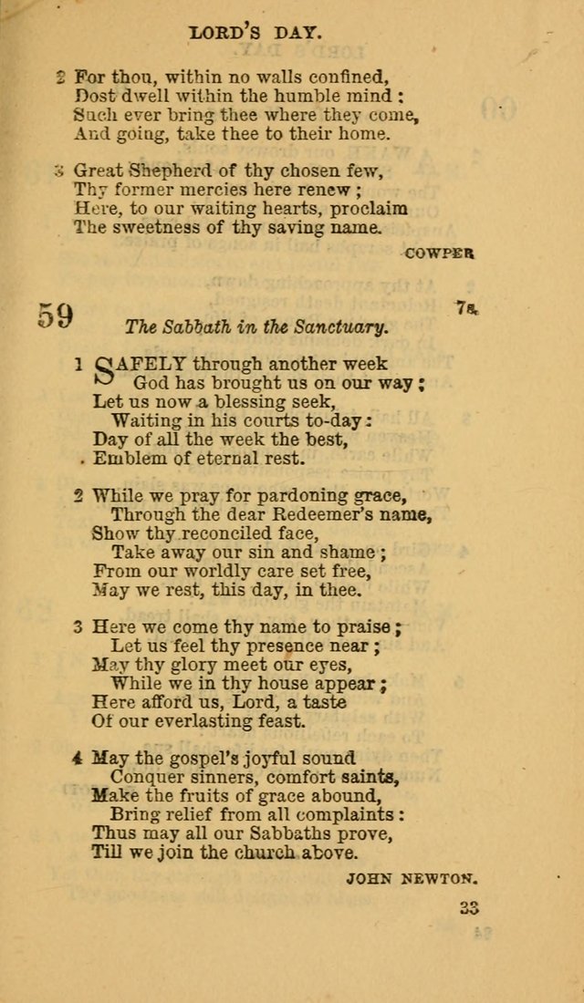 The Canadian Baptist Hymn Book page 33