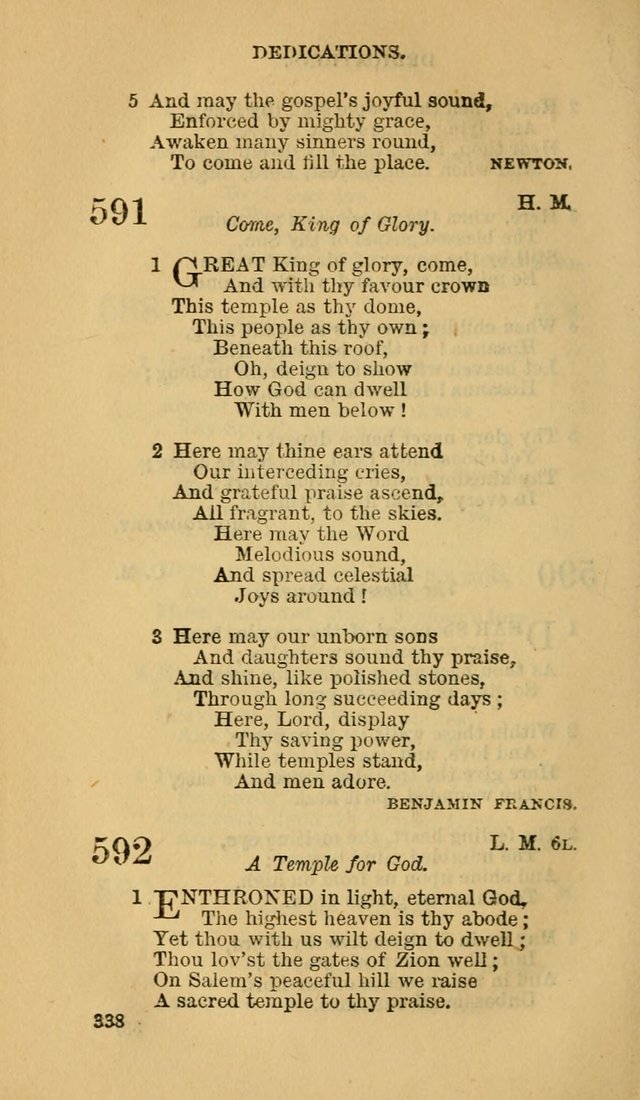 The Canadian Baptist Hymn Book page 338