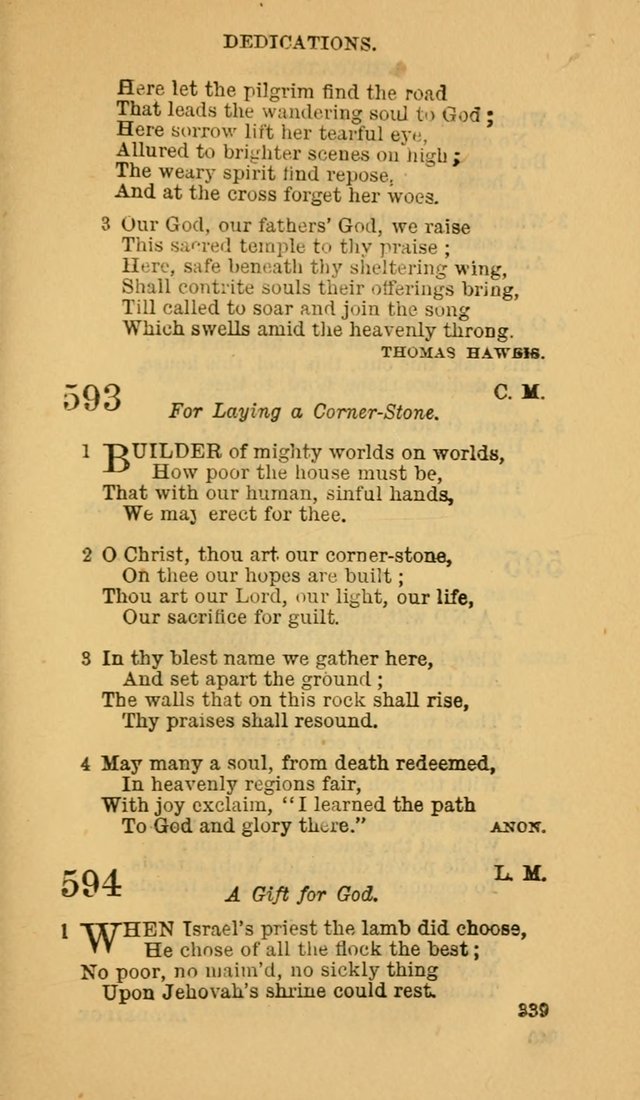 The Canadian Baptist Hymn Book page 339