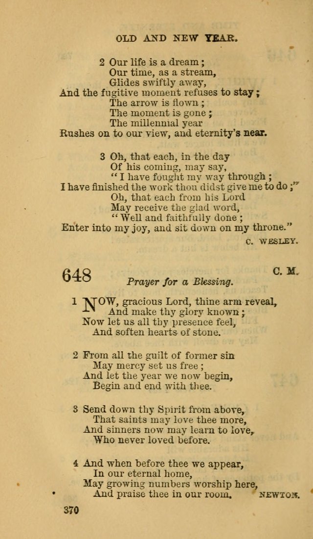 The Canadian Baptist Hymn Book page 370
