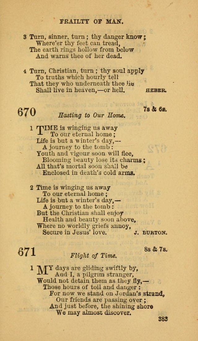 The Canadian Baptist Hymn Book page 383