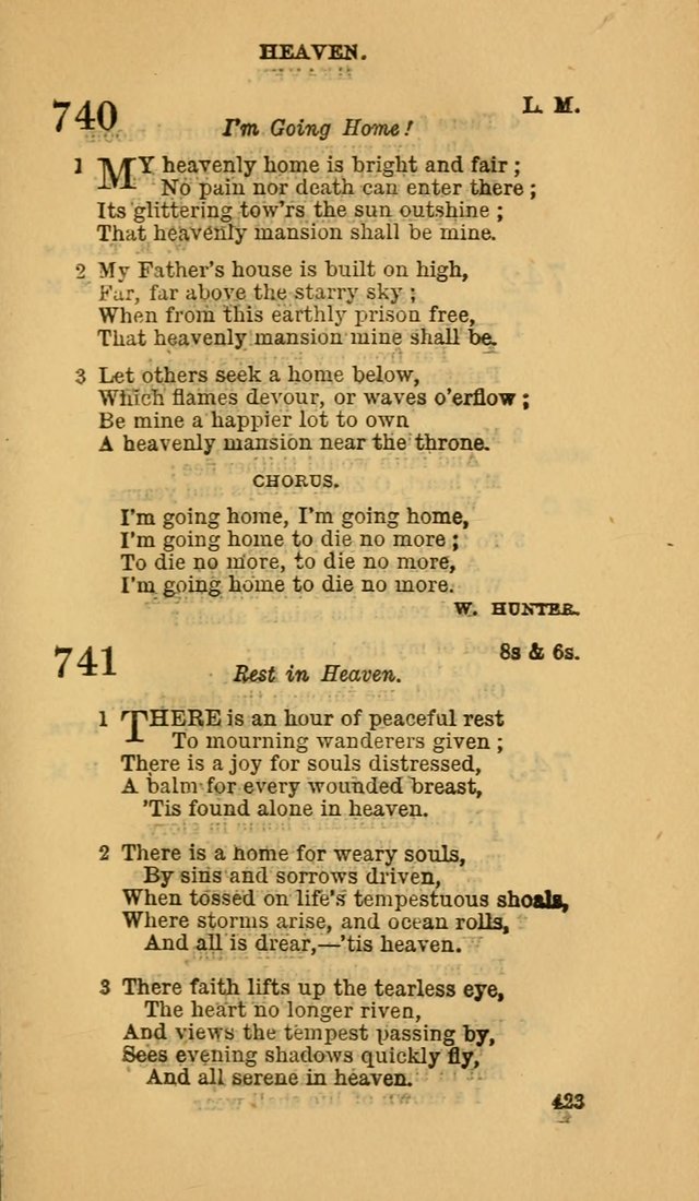 The Canadian Baptist Hymn Book page 423