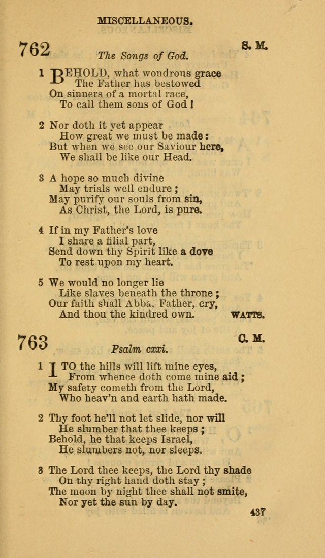 The Canadian Baptist Hymn Book page 437