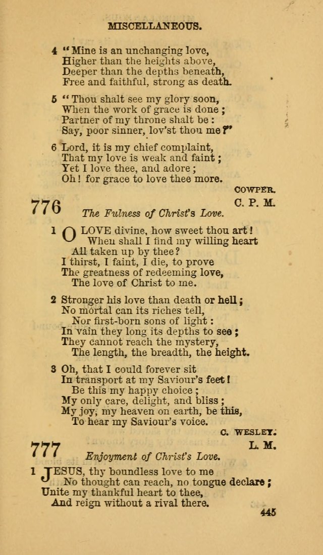 The Canadian Baptist Hymn Book page 445