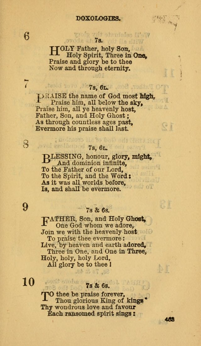 The Canadian Baptist Hymn Book page 463