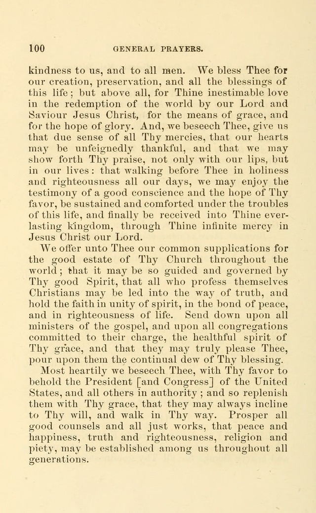 Church Book: for the use of Evangelical Lutheran congregations page 100
