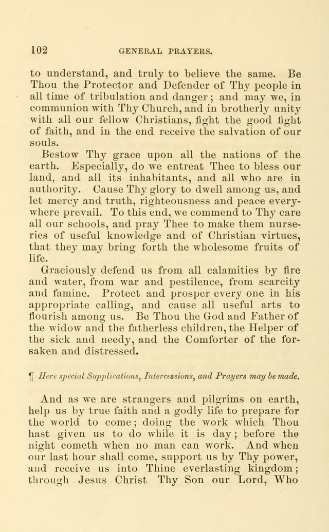 Church Book: for the use of Evangelical Lutheran congregations page 102