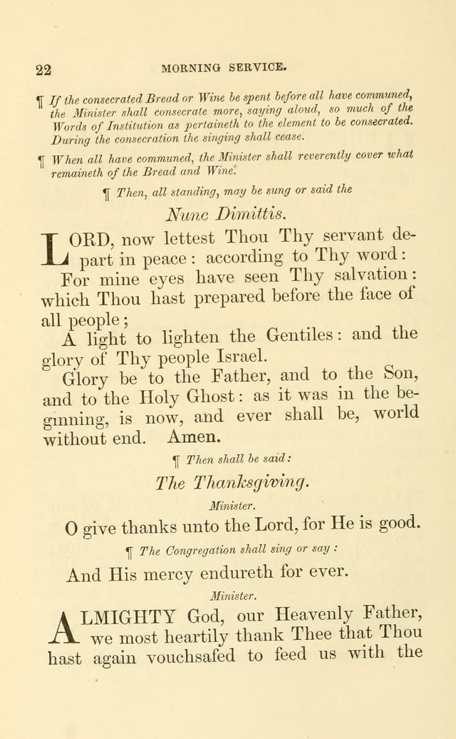 Church Book: for the use of Evangelical Lutheran congregations page 22
