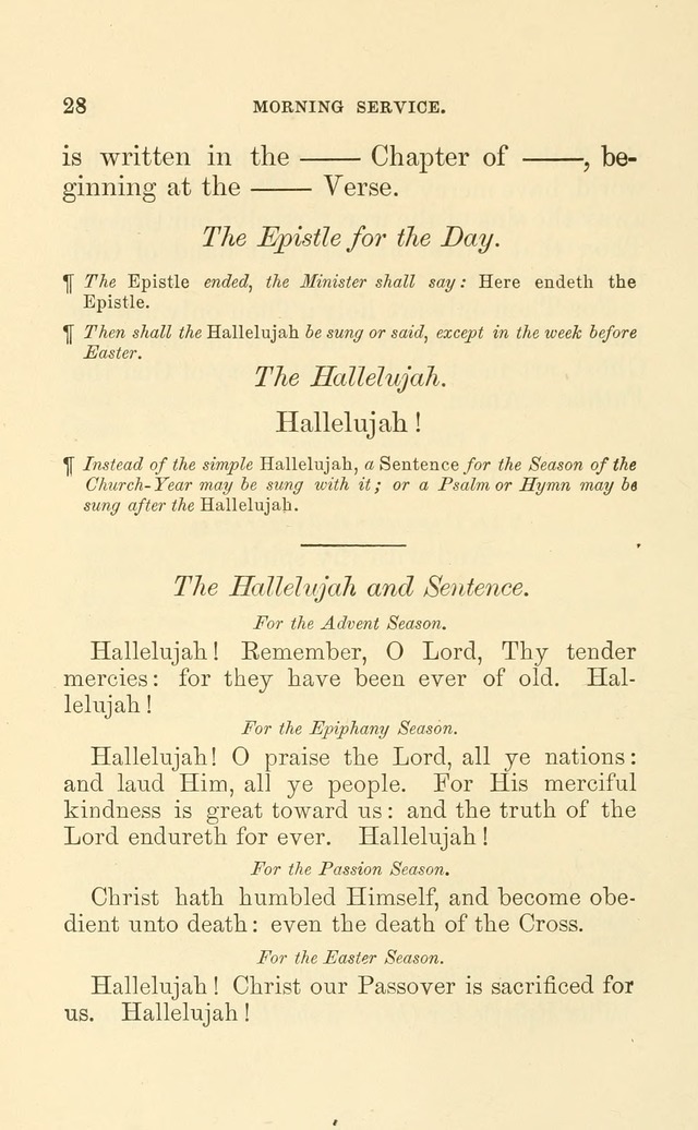 Church Book: for the use of Evangelical Lutheran congregations page 28