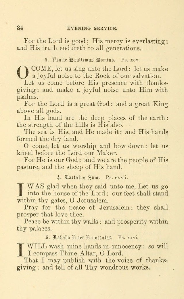 Church Book: for the use of Evangelical Lutheran congregations page 34