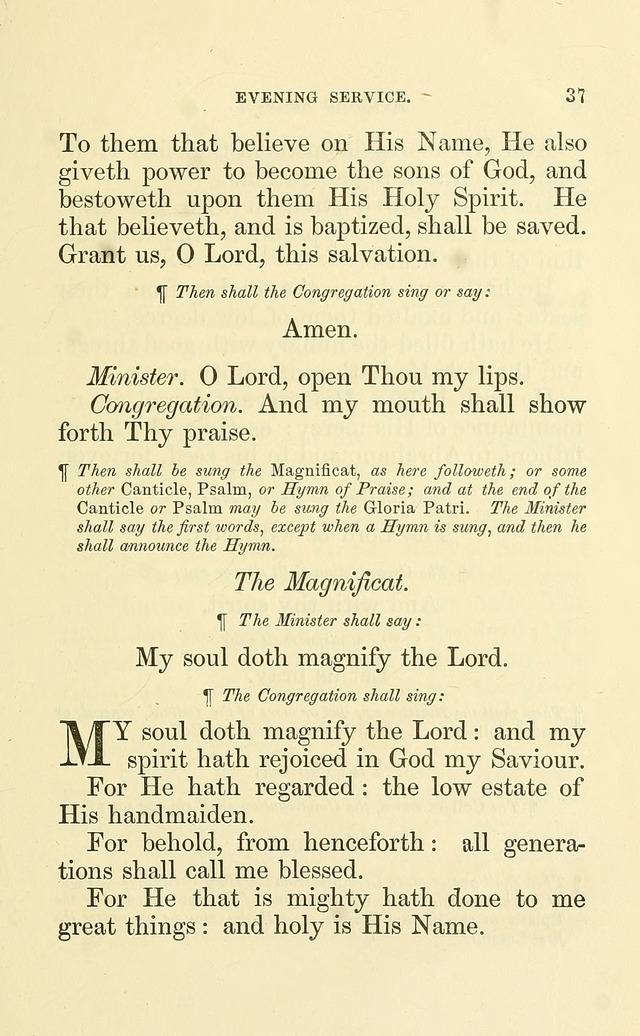 Church Book: for the use of Evangelical Lutheran congregations page 37