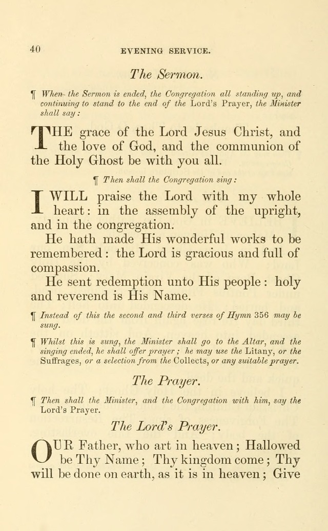 Church Book: for the use of Evangelical Lutheran congregations page 40