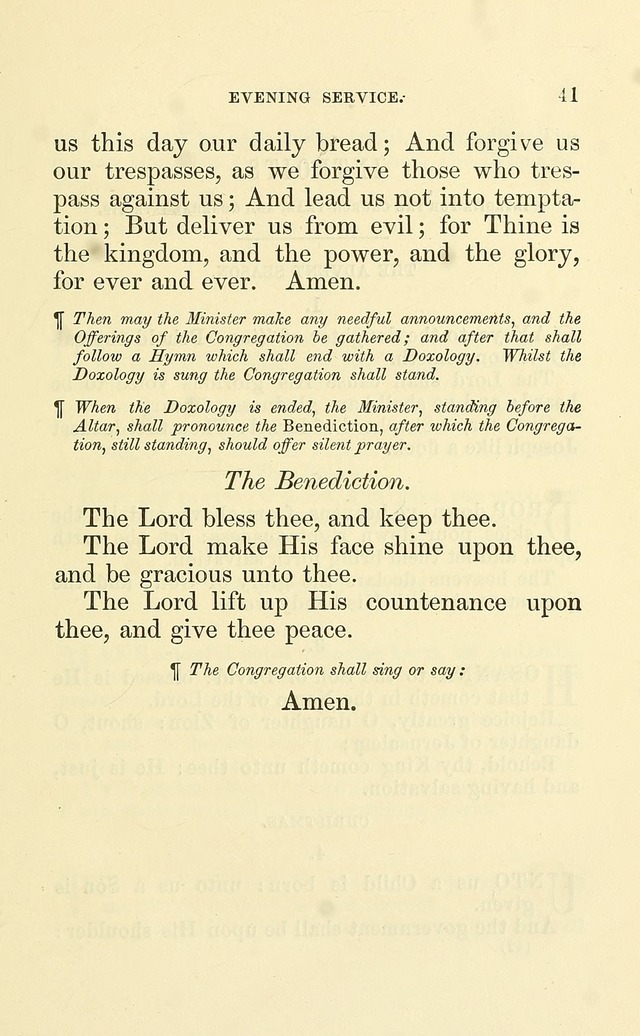 Church Book: for the use of Evangelical Lutheran congregations page 41
