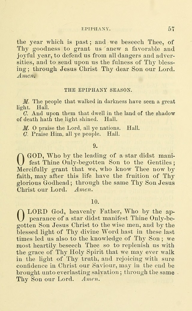 Church Book: for the use of Evangelical Lutheran congregations page 57