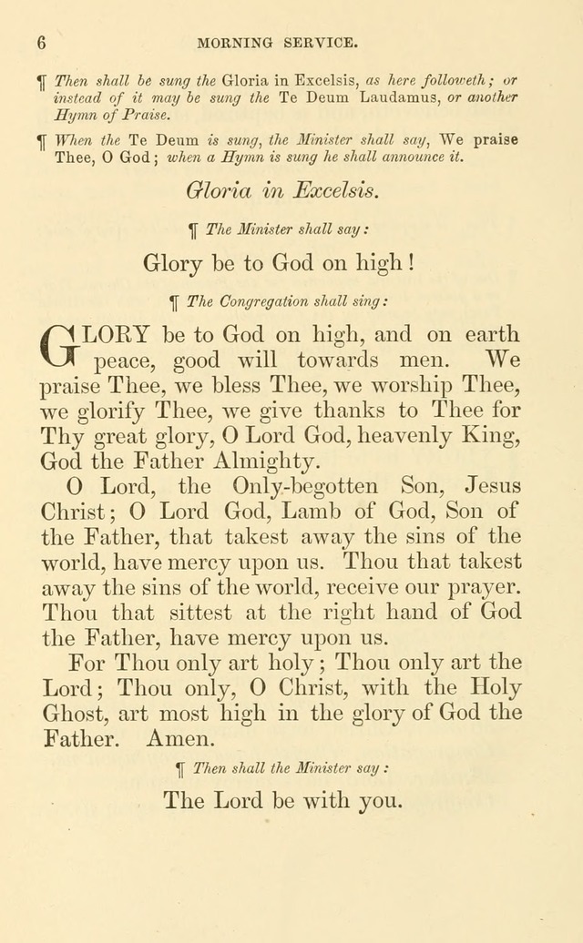 Church Book: for the use of Evangelical Lutheran congregations page 6