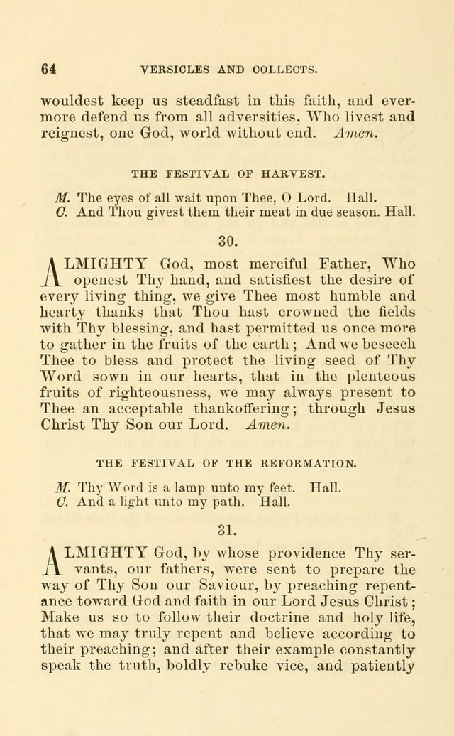 Church Book: for the use of Evangelical Lutheran congregations page 64