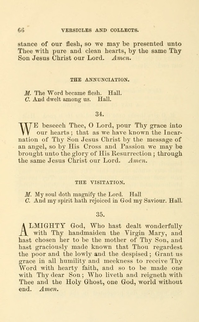 Church Book: for the use of Evangelical Lutheran congregations page 66