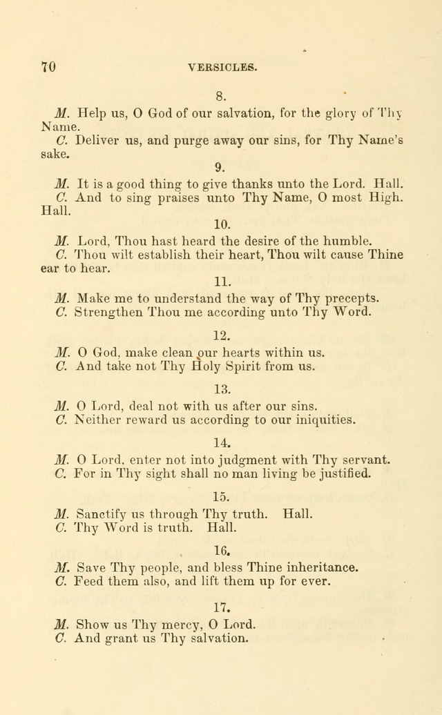Church Book: for the use of Evangelical Lutheran congregations page 70