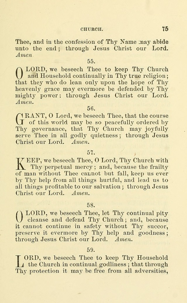 Church Book: for the use of Evangelical Lutheran congregations page 75