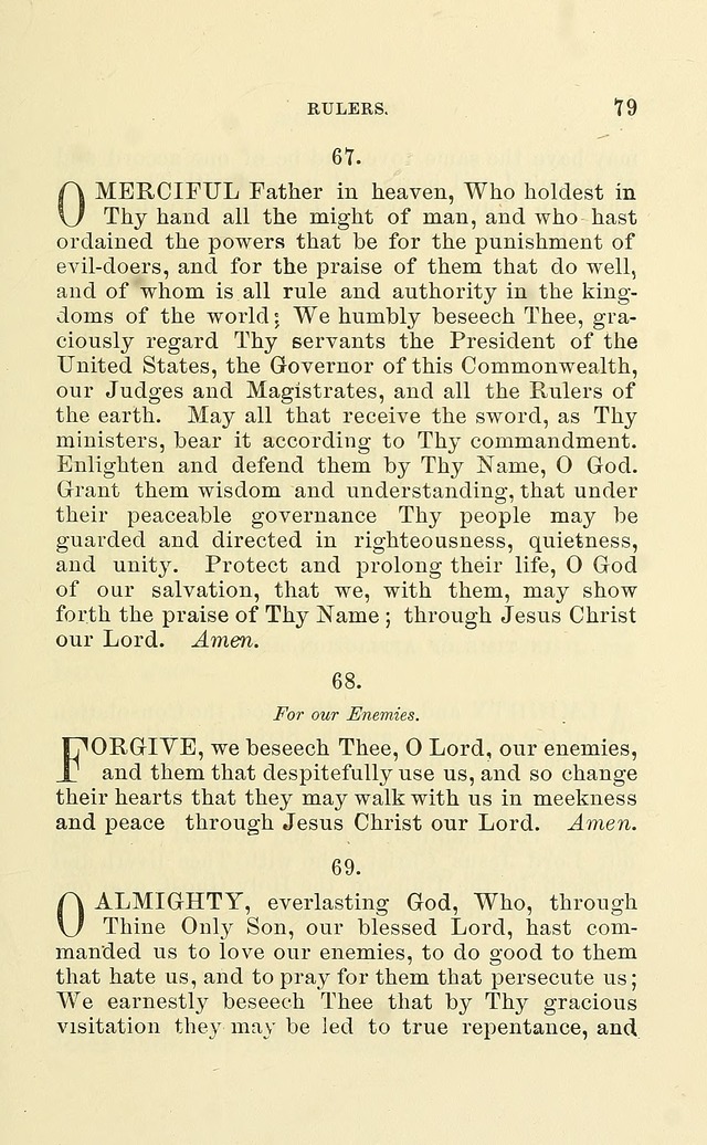 Church Book: for the use of Evangelical Lutheran congregations page 79