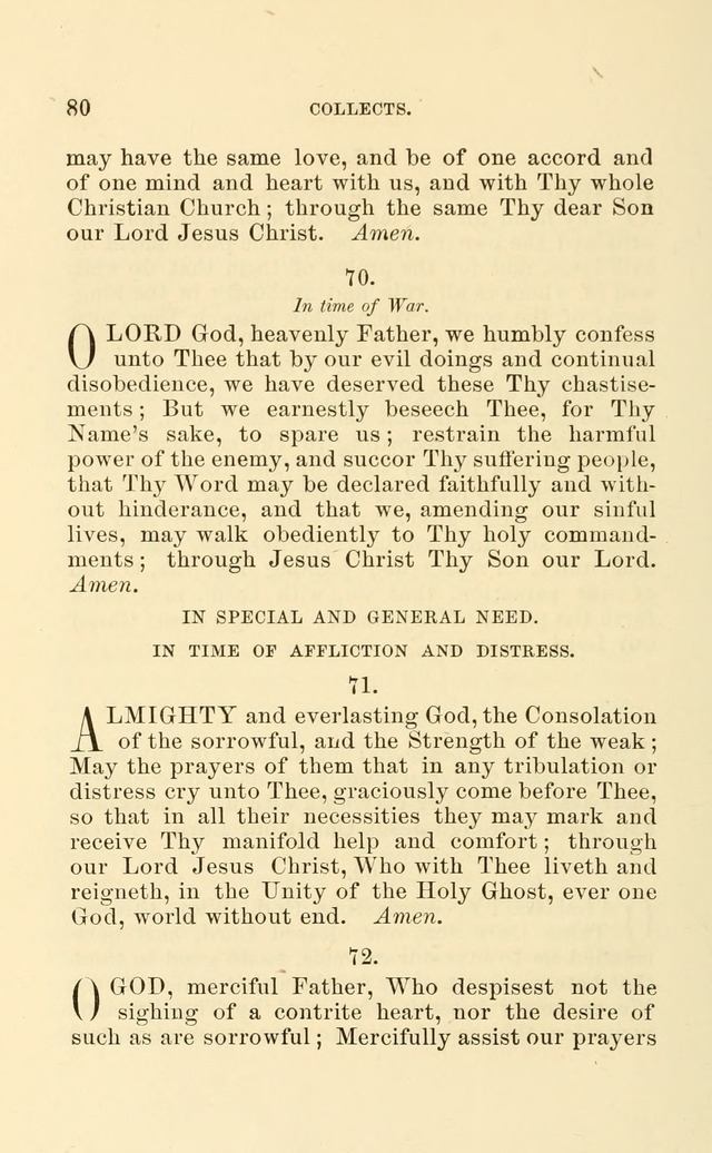 Church Book: for the use of Evangelical Lutheran congregations page 80