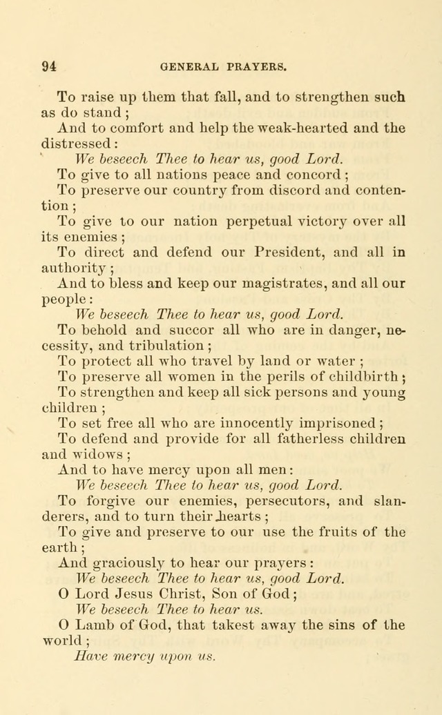 Church Book: for the use of Evangelical Lutheran congregations page 94