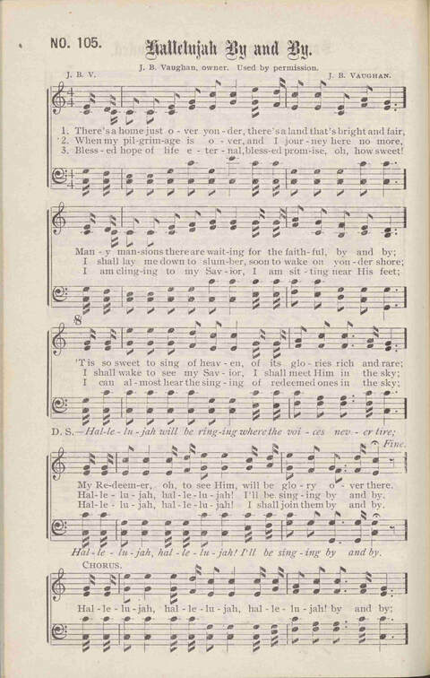 Crowning Carols: a superior collection of Sacred songs for the Church, Sunday school, singing class, singing convention, etc. page 112